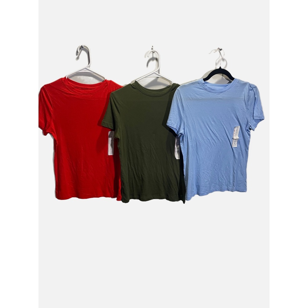 A New Day T-Shirt Bundle Women XS Multicolor Short Sleeve Crewneck‎ Basic Tee